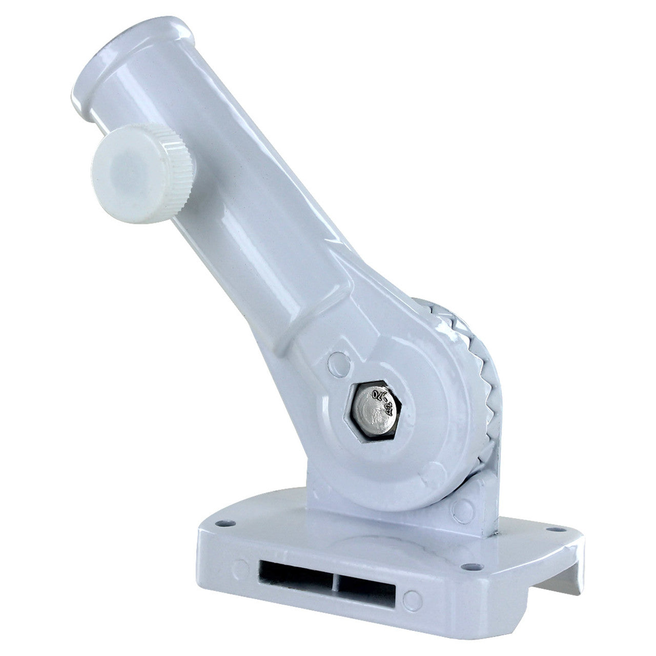 1in Adjustable Cast Aluminum Bracket - White by Valley Forge