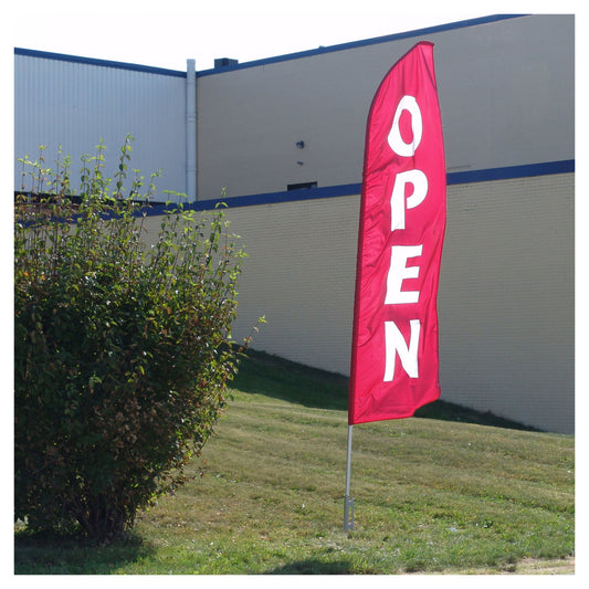 Custom Made Digital 3' x 10.5' Blade Flag - Swooper Flag