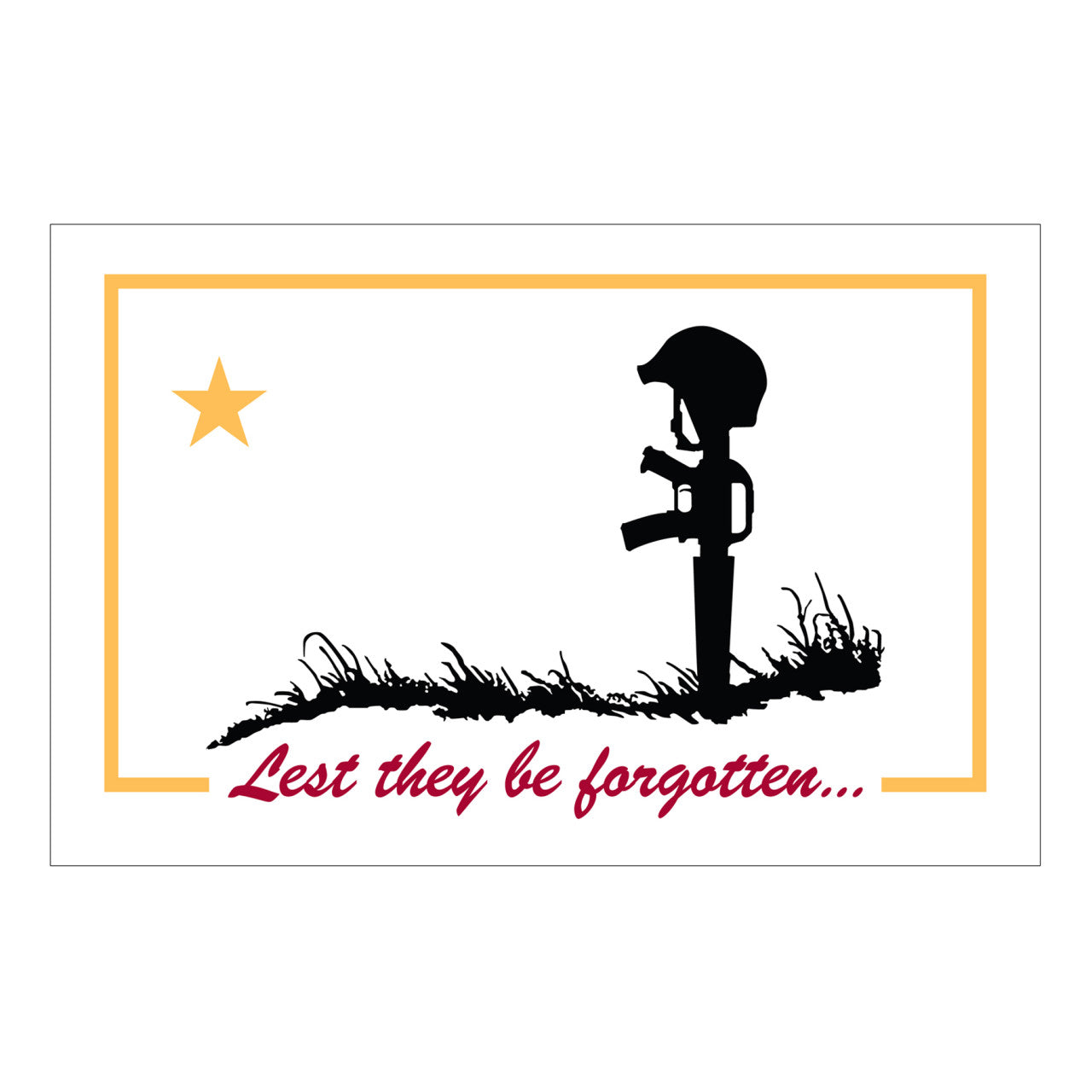 Flag for the Fallen 3ft x 5ft Nylon