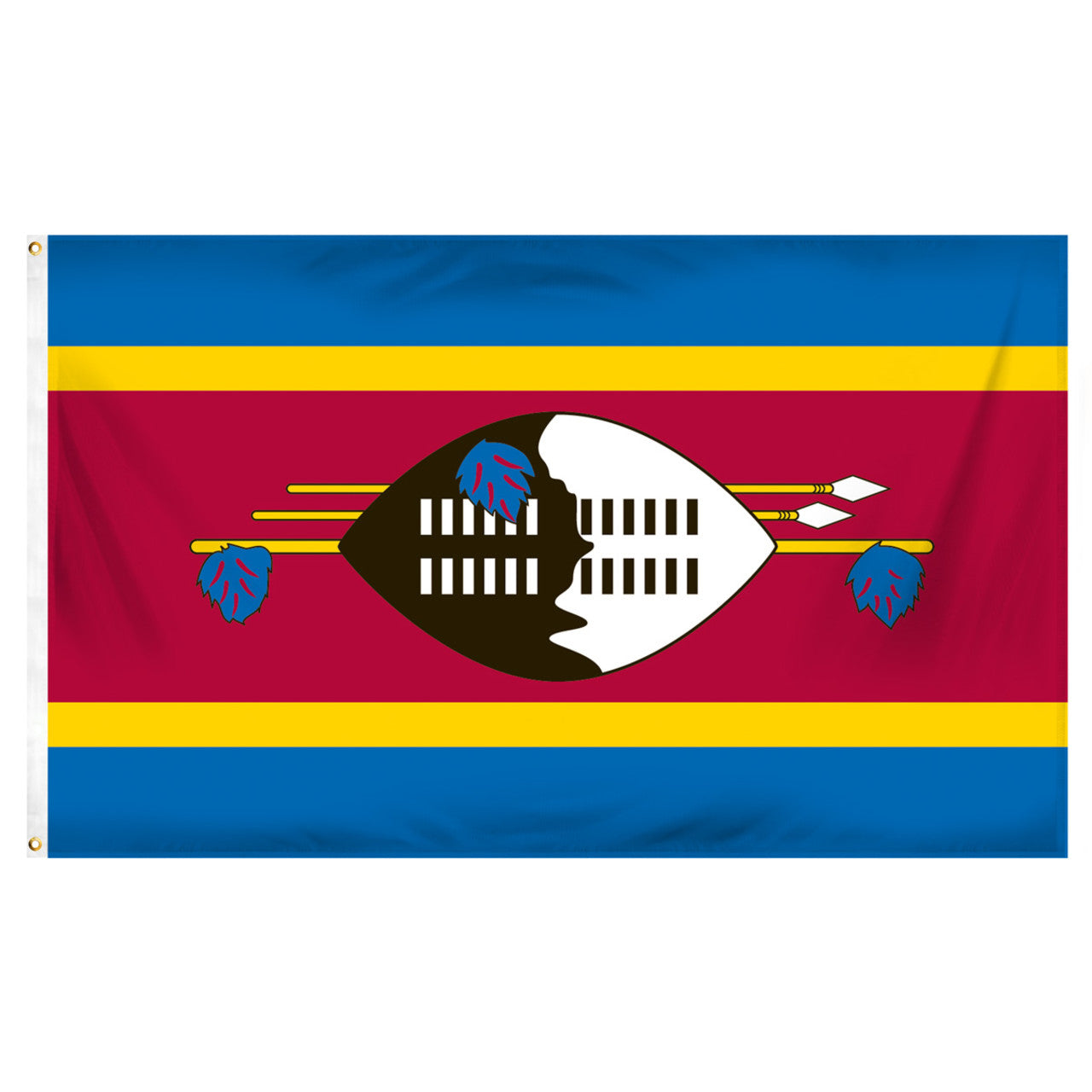Swaziland 3ft x 5ft Printed Polyester Flag