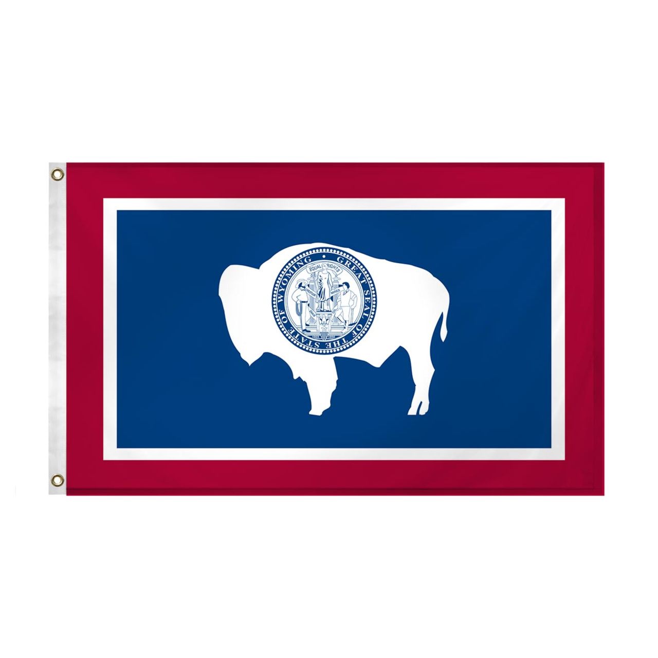 Super Tough Wyoming Outdoor Nylon Flag 3' x 5'