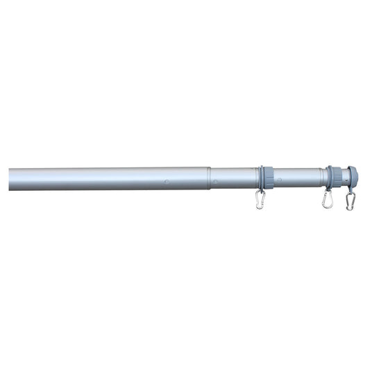 Super Tough 18ft Aluminum Telescoping Residential Flagpole - 3x5ft USA Flag Included - Secondary Image - United States Flag Store Super Tough 18ft Aluminum Telescoping Residential Flagpole - 3x5ft USA Flag Included