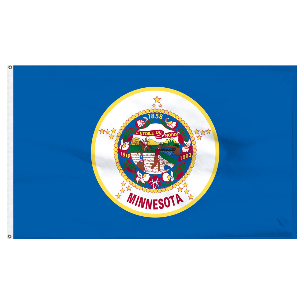Minnesota Flag 3' x 5' Nylon