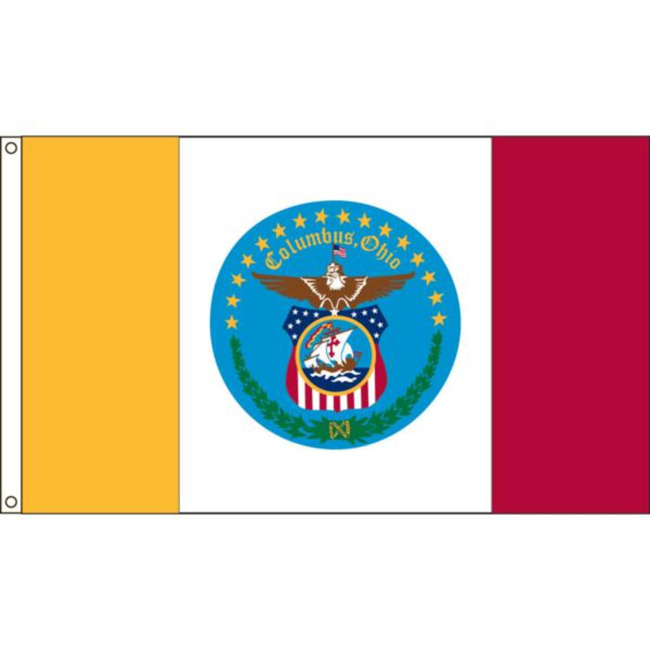 Columbus 4' X 6' Nylon Flag