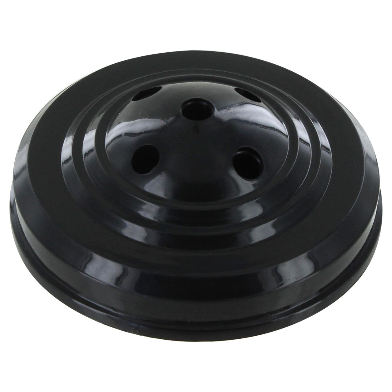 Weighted 5 Hole Flag Base for 4in x 6in Stick Flags - Black
