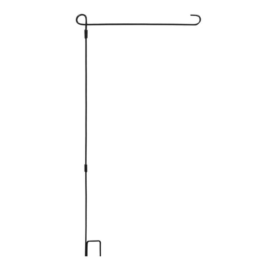 Super Tough Black Garden Flagpole - 44"