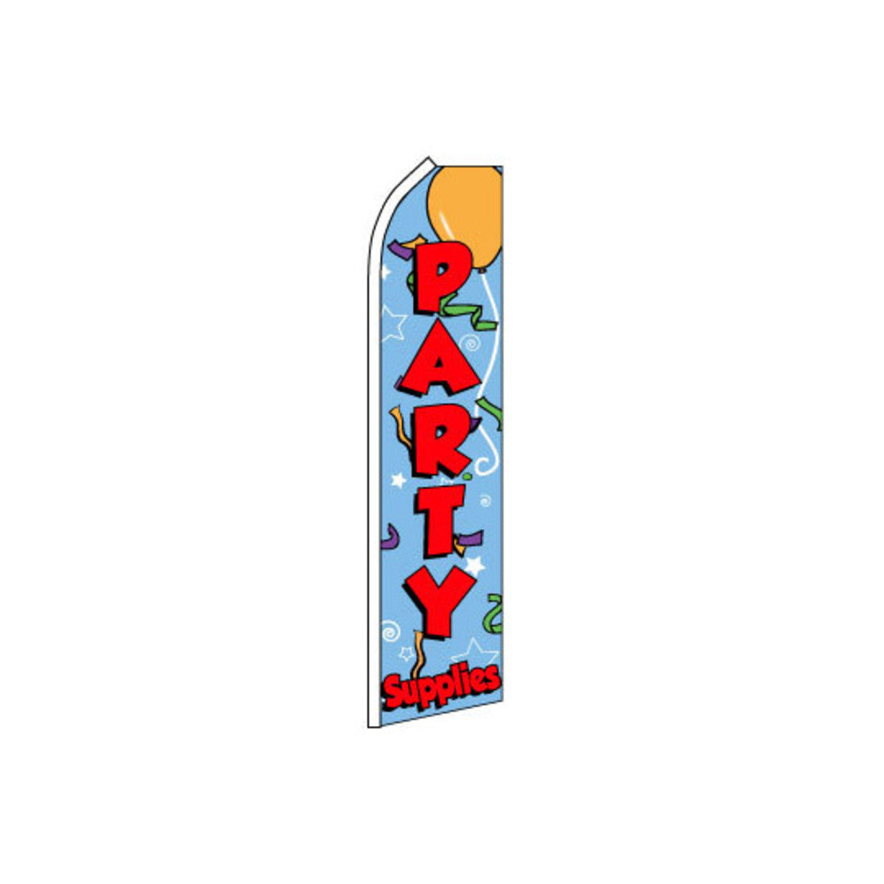 Party Supplies Swooper Flag - 11.5ft x 2.5ft