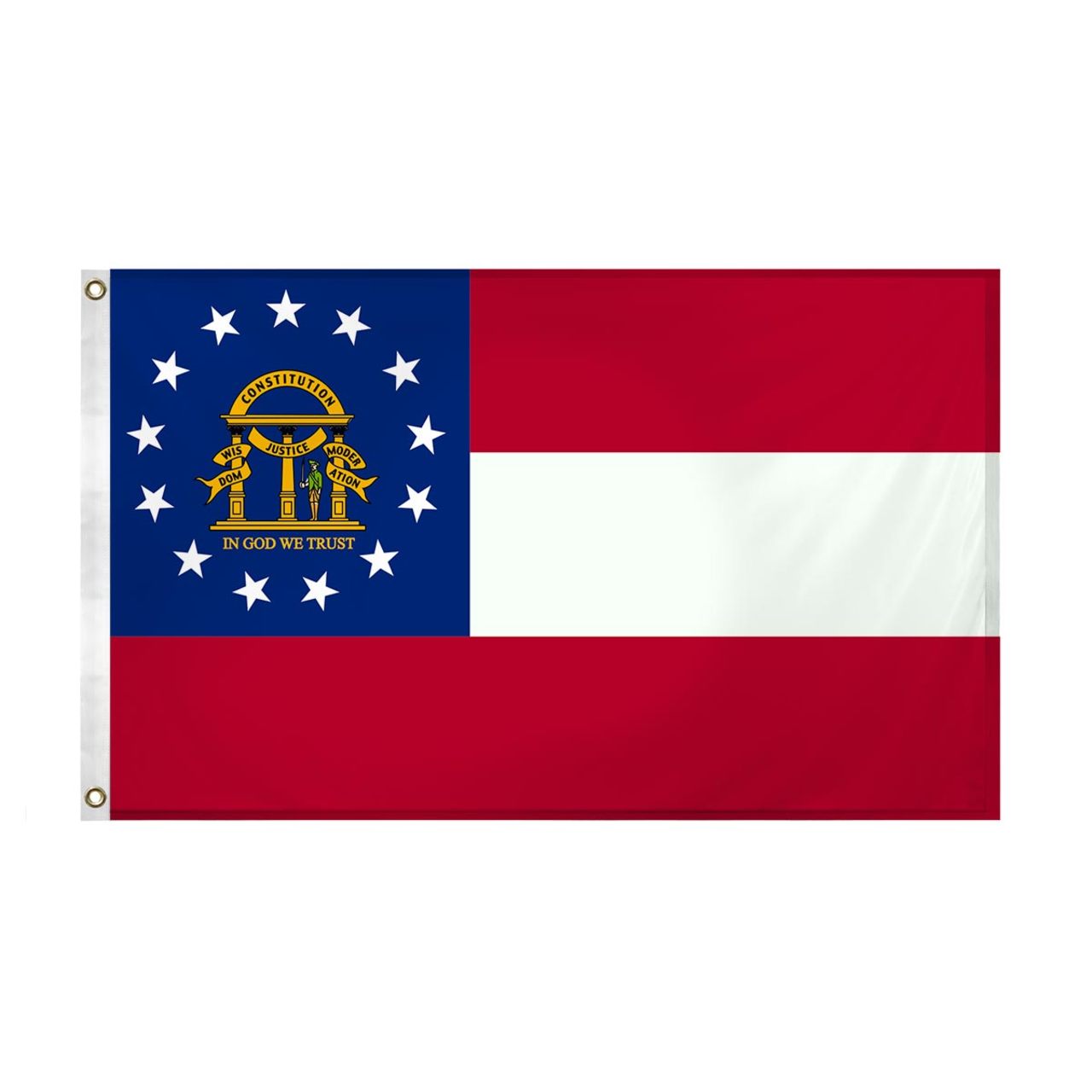 Super Tough Georgia Outdoor Nylon Flag 3' x 5'