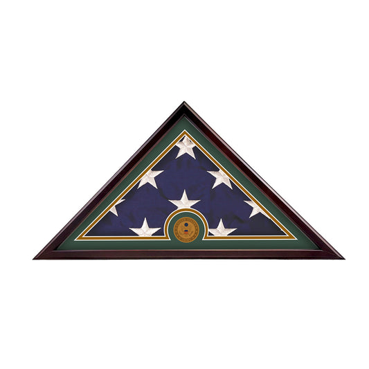 Veteran Flag Display Case with Matte Frame
