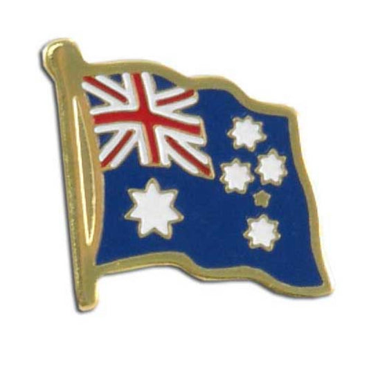 Australia Flag Lapel Pin - 3/4 Australia Flag Lapel Pin - 3/4" x 1/2"