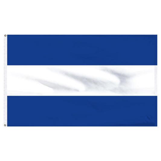 El Salvador flag 3ft x 5ft Nylon - Secondary Image - United States Flag Store El Salvador flag 3ft x 5ft Nylon