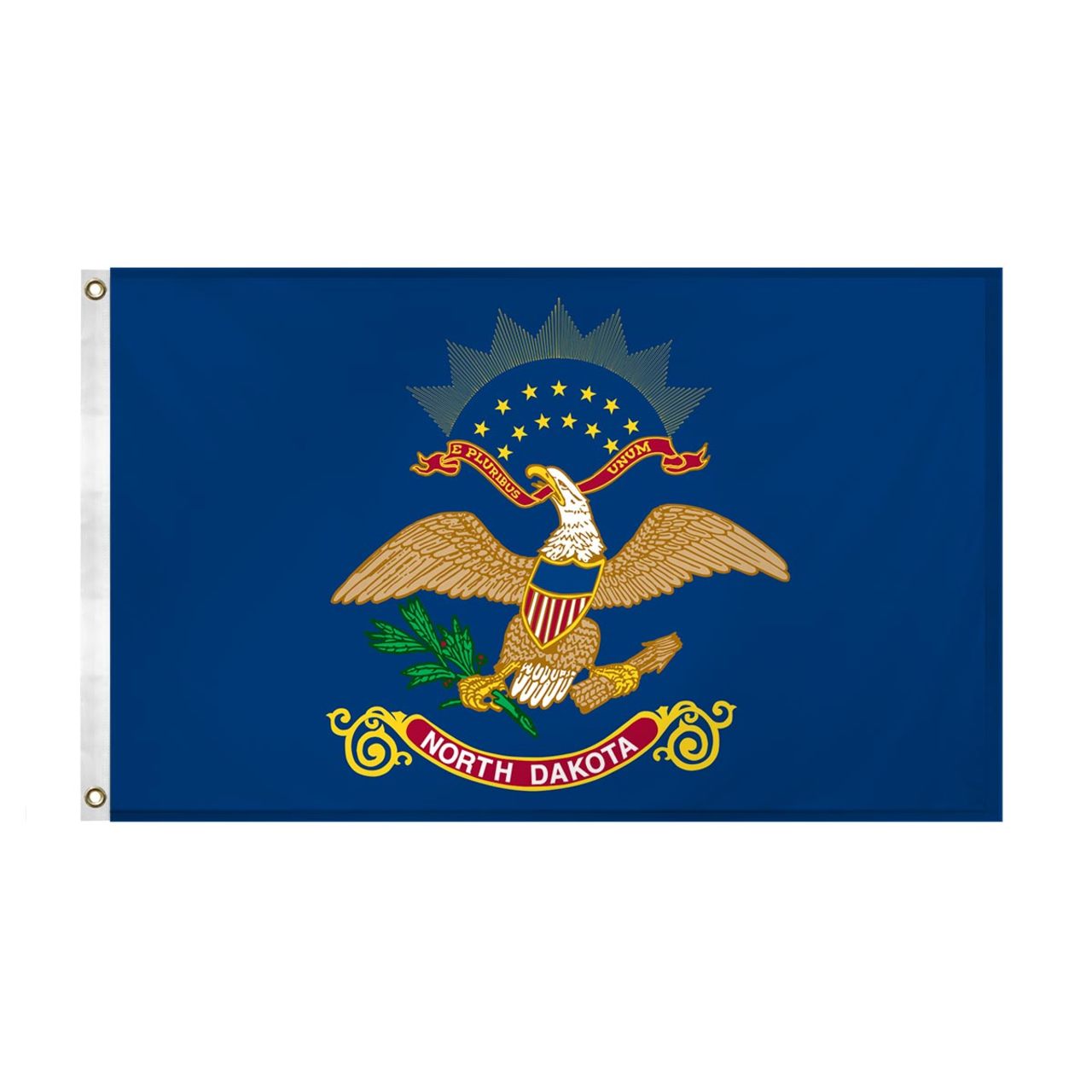 Super Tough North Dakota Outdoor Nylon Flag 3' x 5'