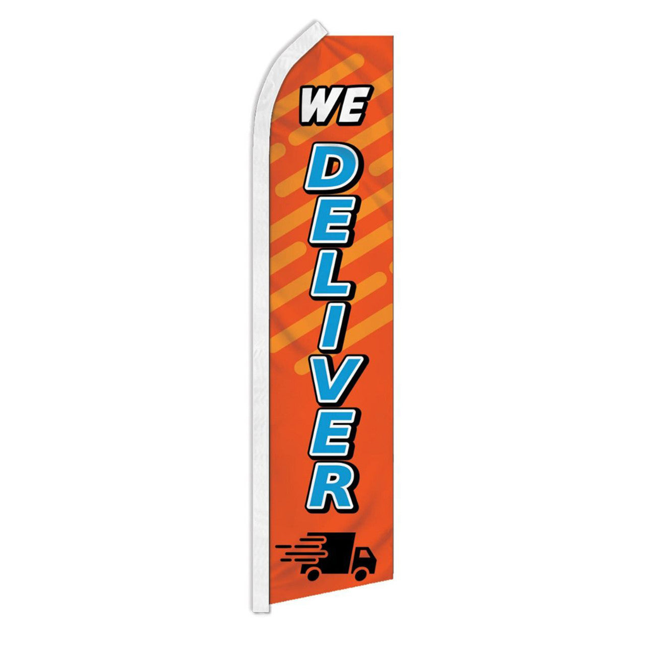 We Deliver Swooper Flag
