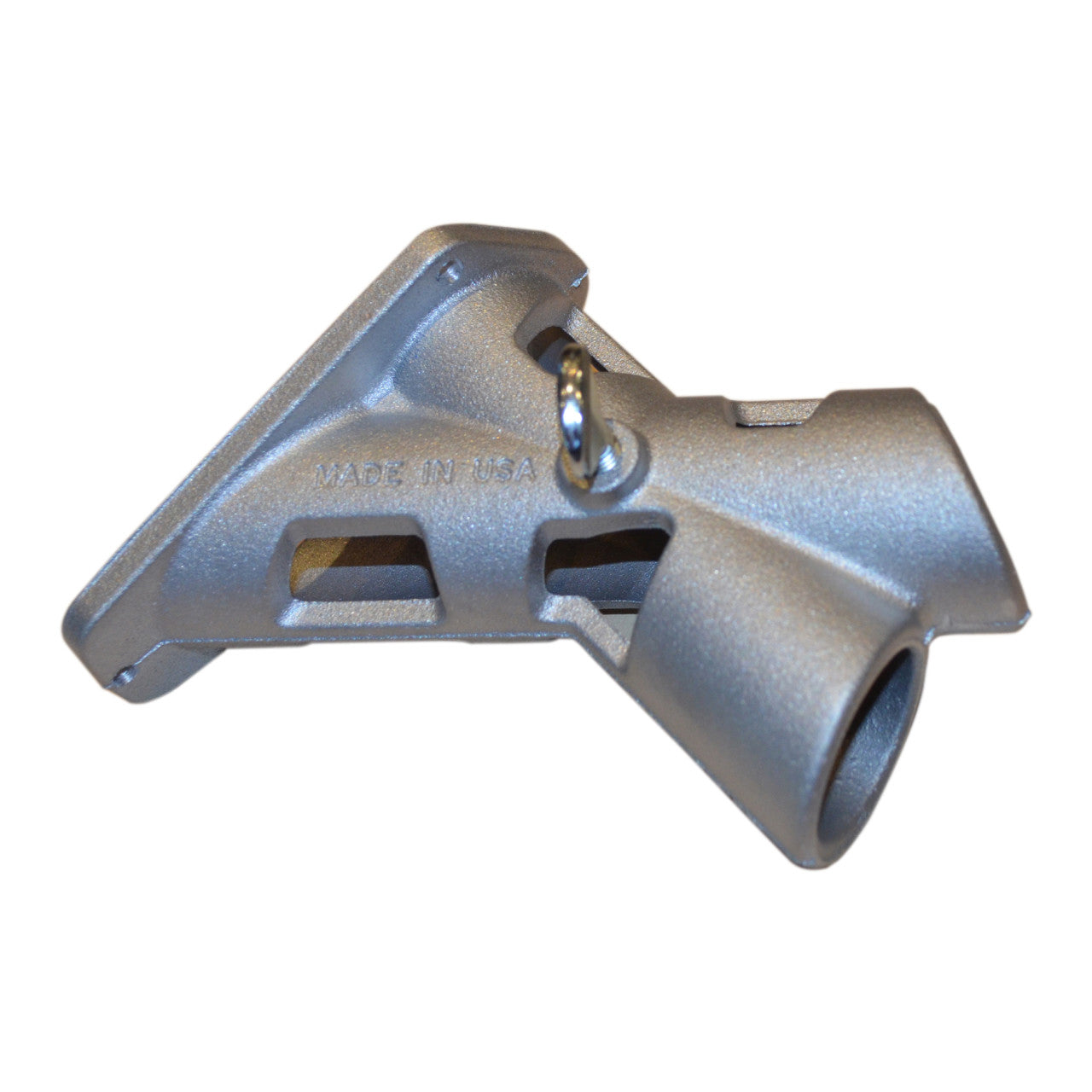 1.25in 2 Position Wall Mount Aluminum Silver Bracket