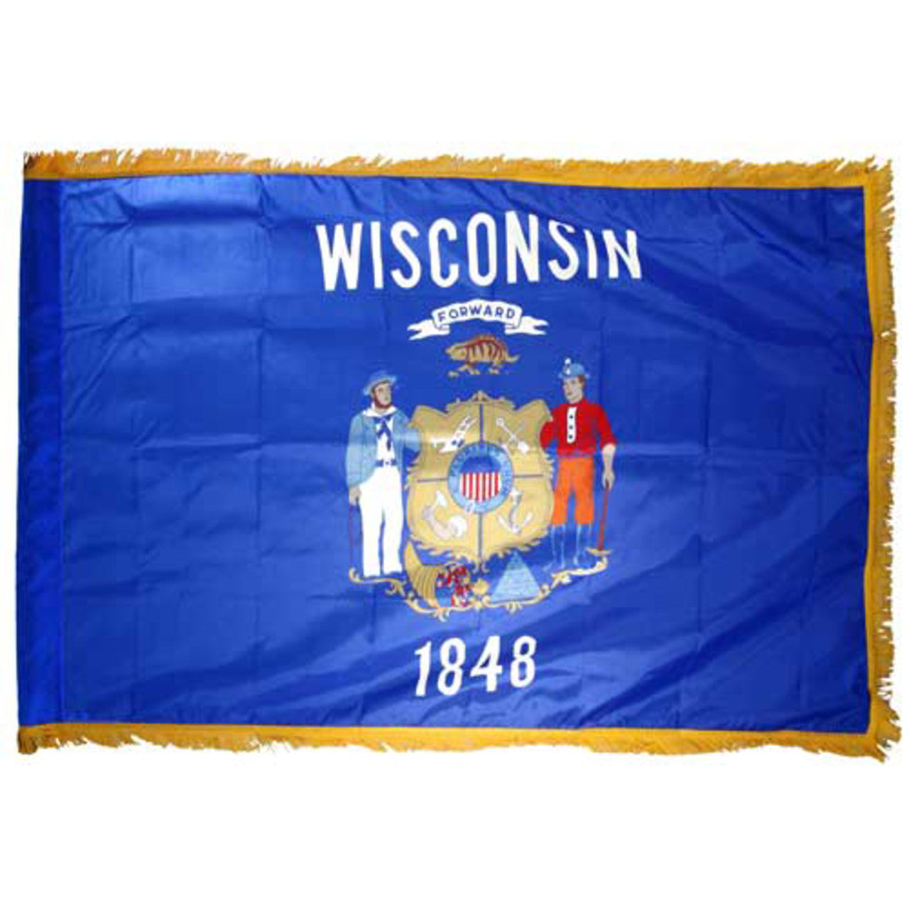 Wisconsin Indoor Flag 3' x 5' Nylon