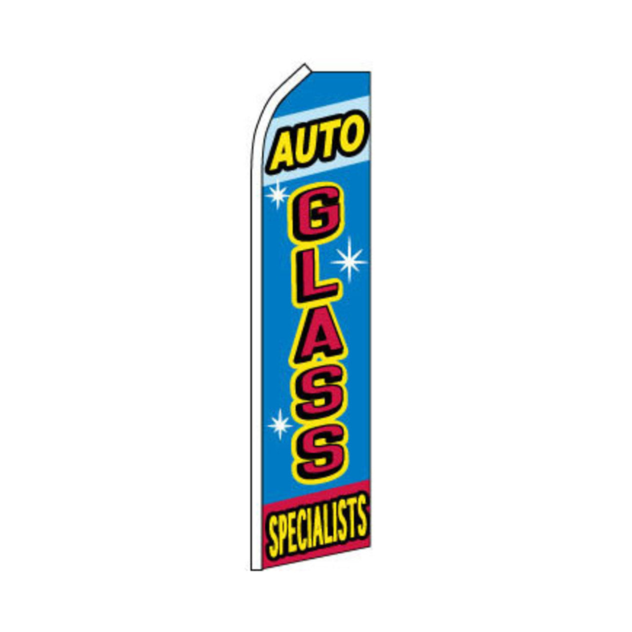 Auto Glass Specialist Swooper Flag - 11.5ft x 2.5ft