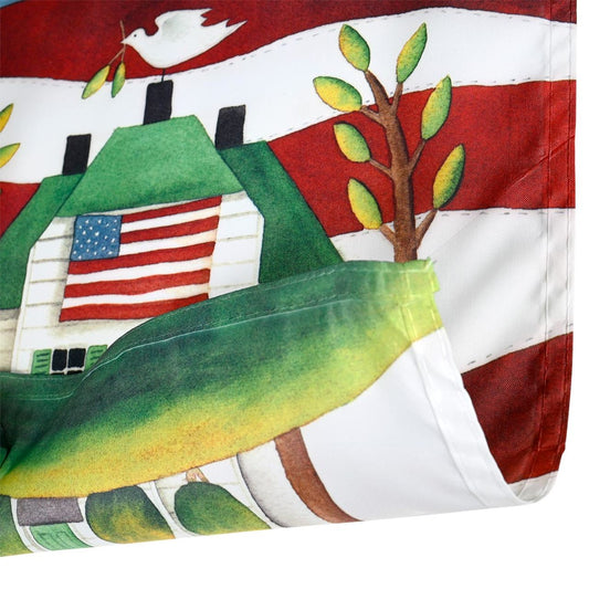 Poly Welcome Home Banner 12 1/2in x 18in - Secondary Image - United States Flag Store Poly Welcome Home Banner 12 1/2in x 18in