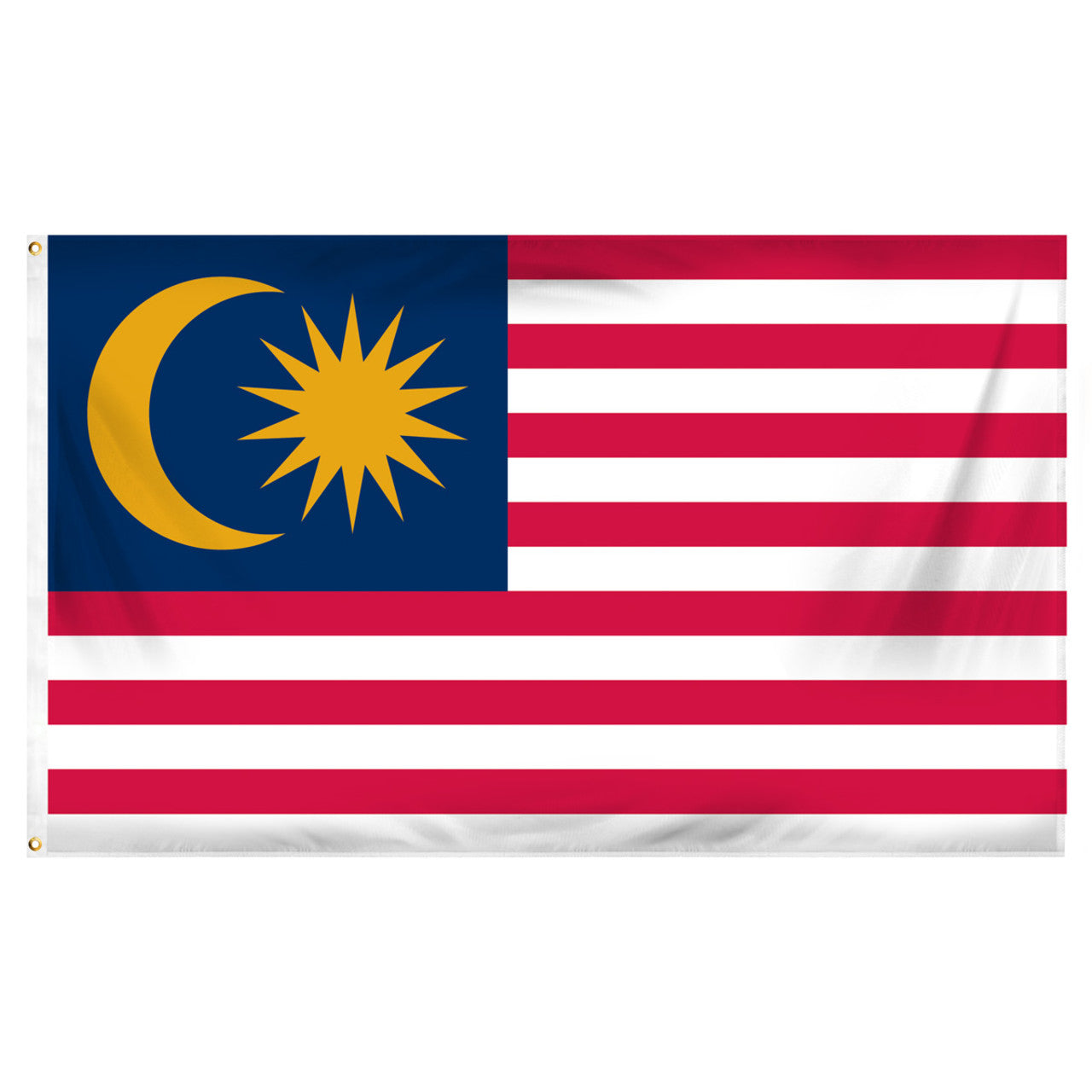 Malaysia 3ft x 5ft Printed Polyester Flag