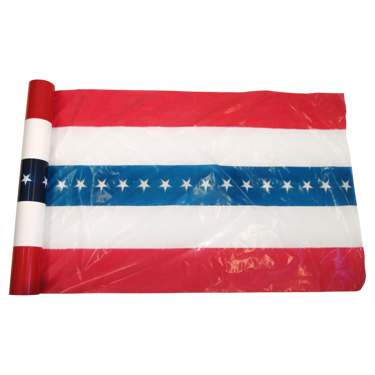 5 Stripe Plastic US Flag Bunting 36" Wide - 100 Yard Roll