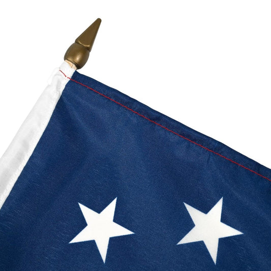 Confederate 1st National 12in x 18in Stick Flag - Secondary Image - United States Flag Store Confederate 1st National 12in x 18in Stick Flag