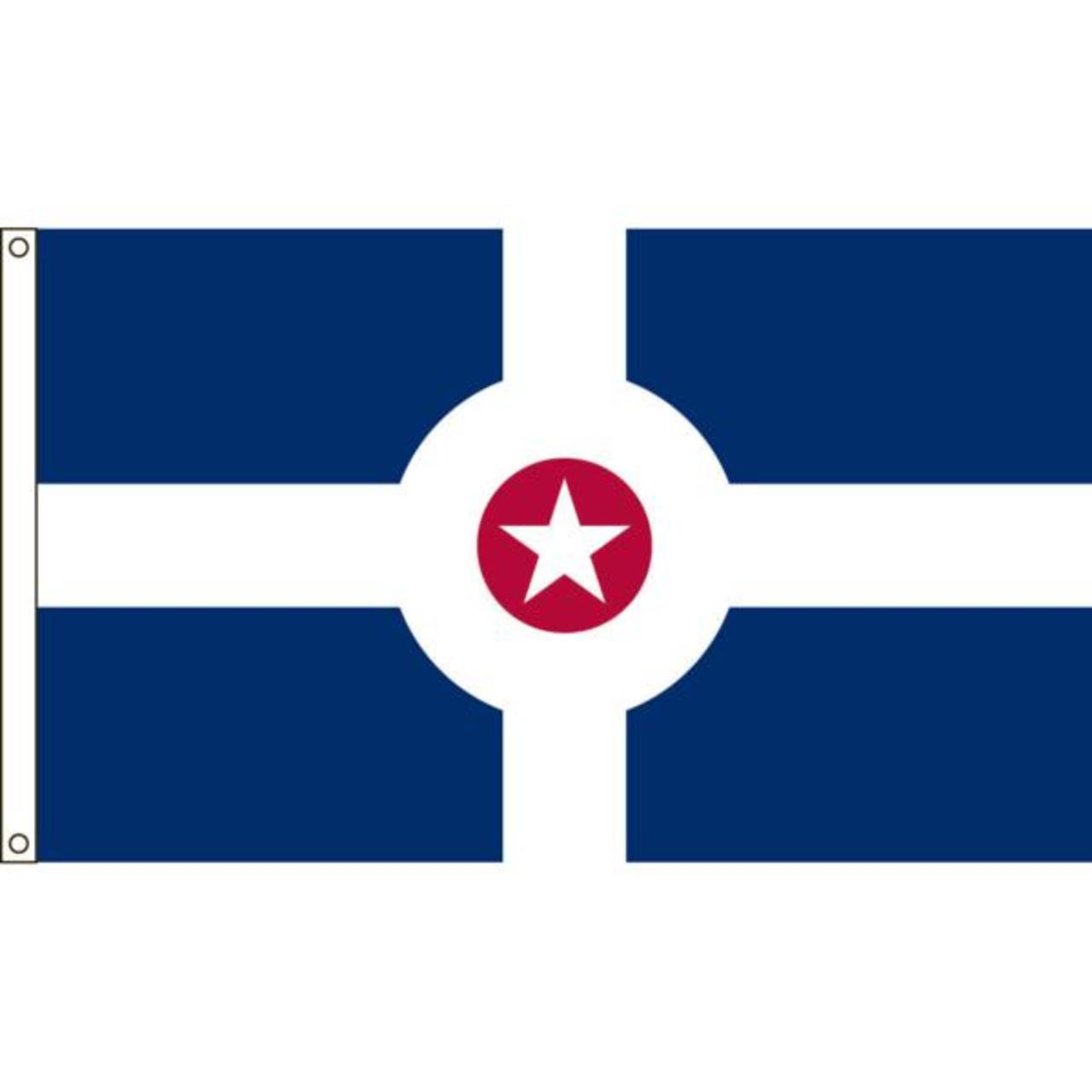 Indianapolis 5' X 8' Nylon Flag