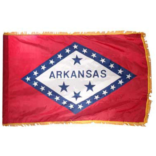 Arkansas Flag 3x5ft Nylon - Secondary Image - United States Flag Store Arkansas Flag 3x5ft Nylon