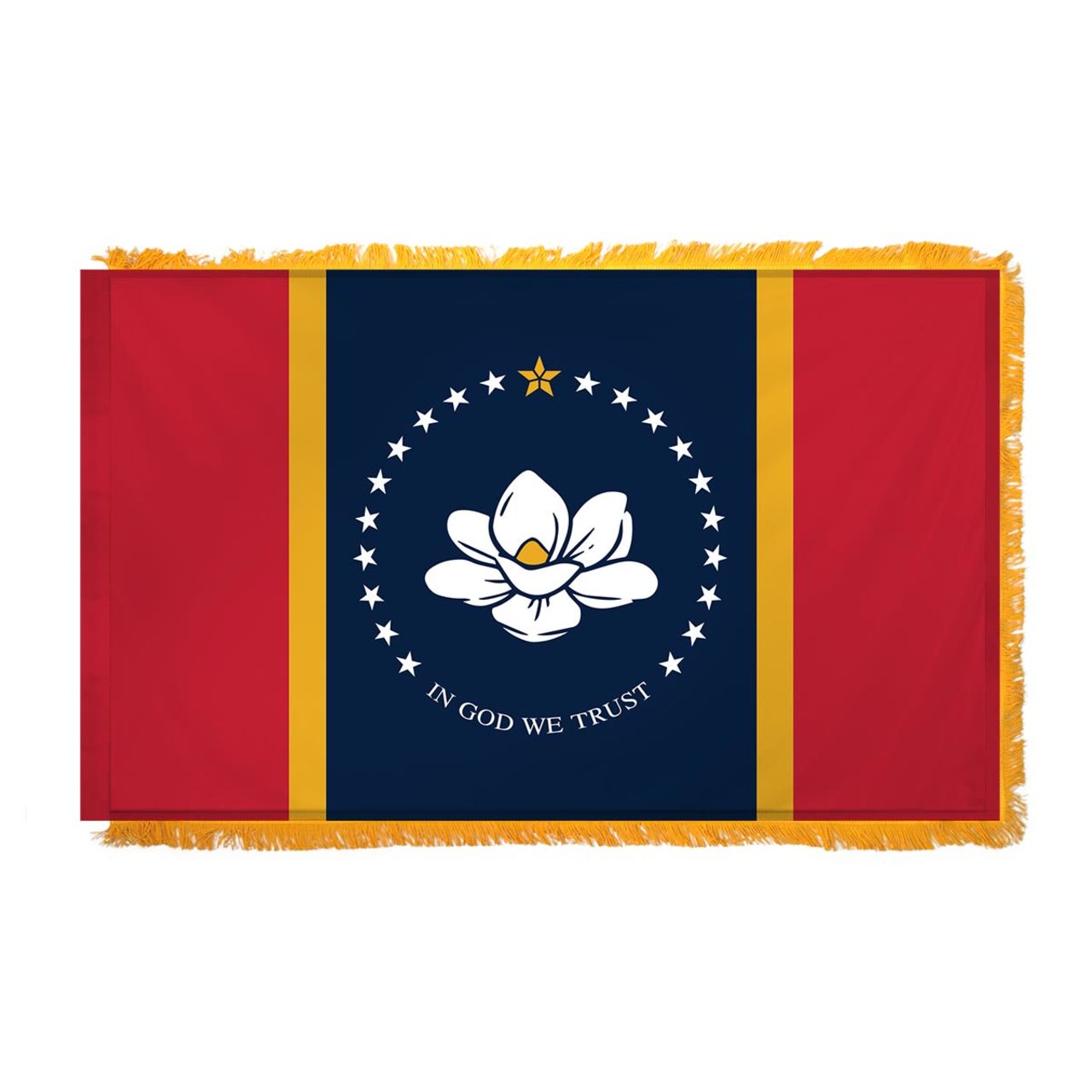 Super Tough Mississippi Indoor Flag 3' x 5' Nylon