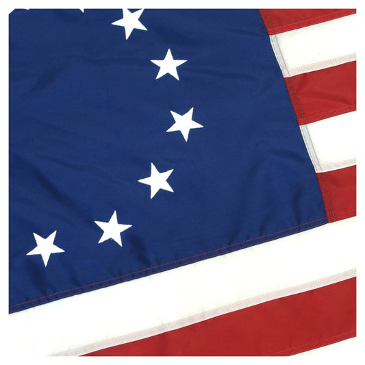 Betsy Ross flag 4ft x 6ft Nylon flag - Embroidered Stars