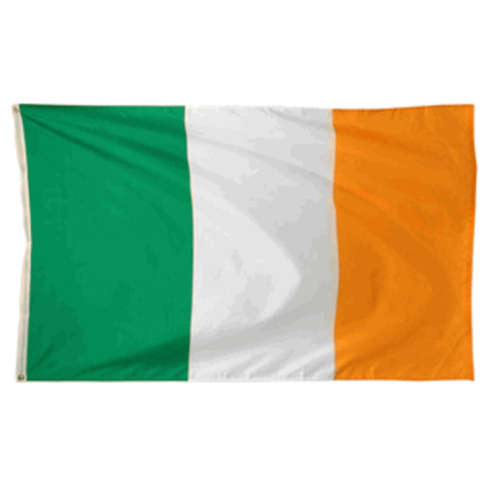 3ft x 5ft Ireland Flag - Printed Polyester - Secondary Image - United States Flag Store 3ft x 5ft Ireland Flag - Printed Polyester