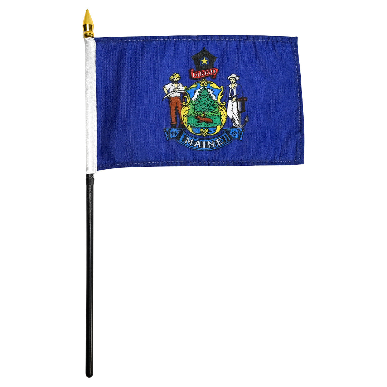 Maine flag 4 x 6 inch