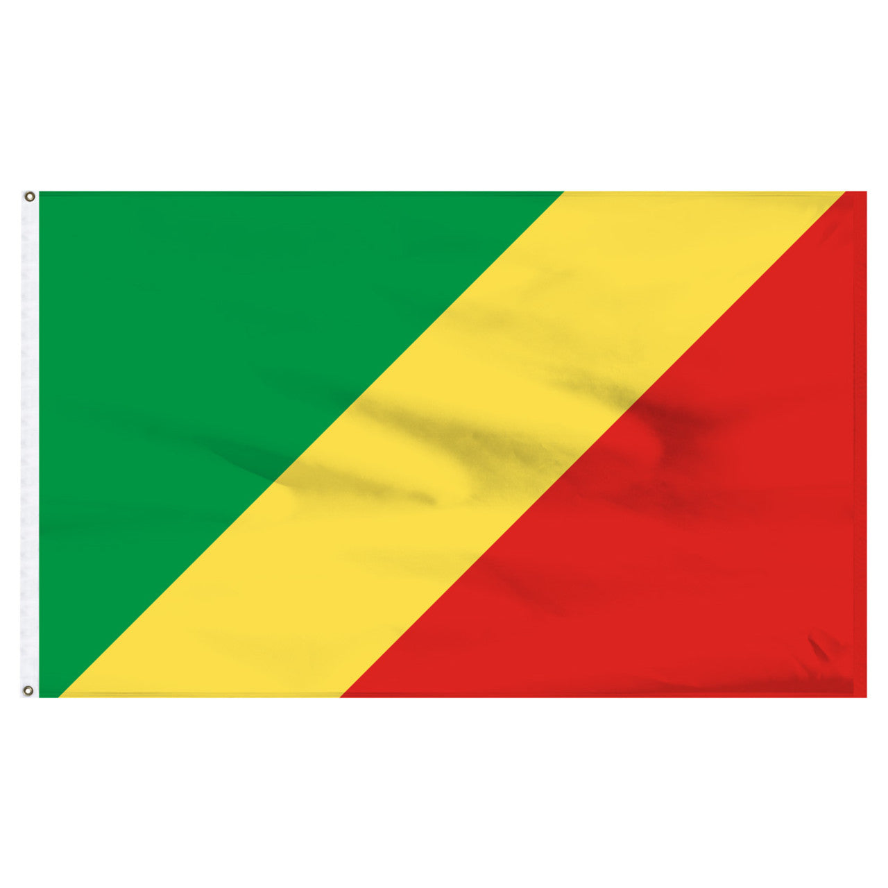Congo Republic Flag 3ft x 5ft Printed Polyester