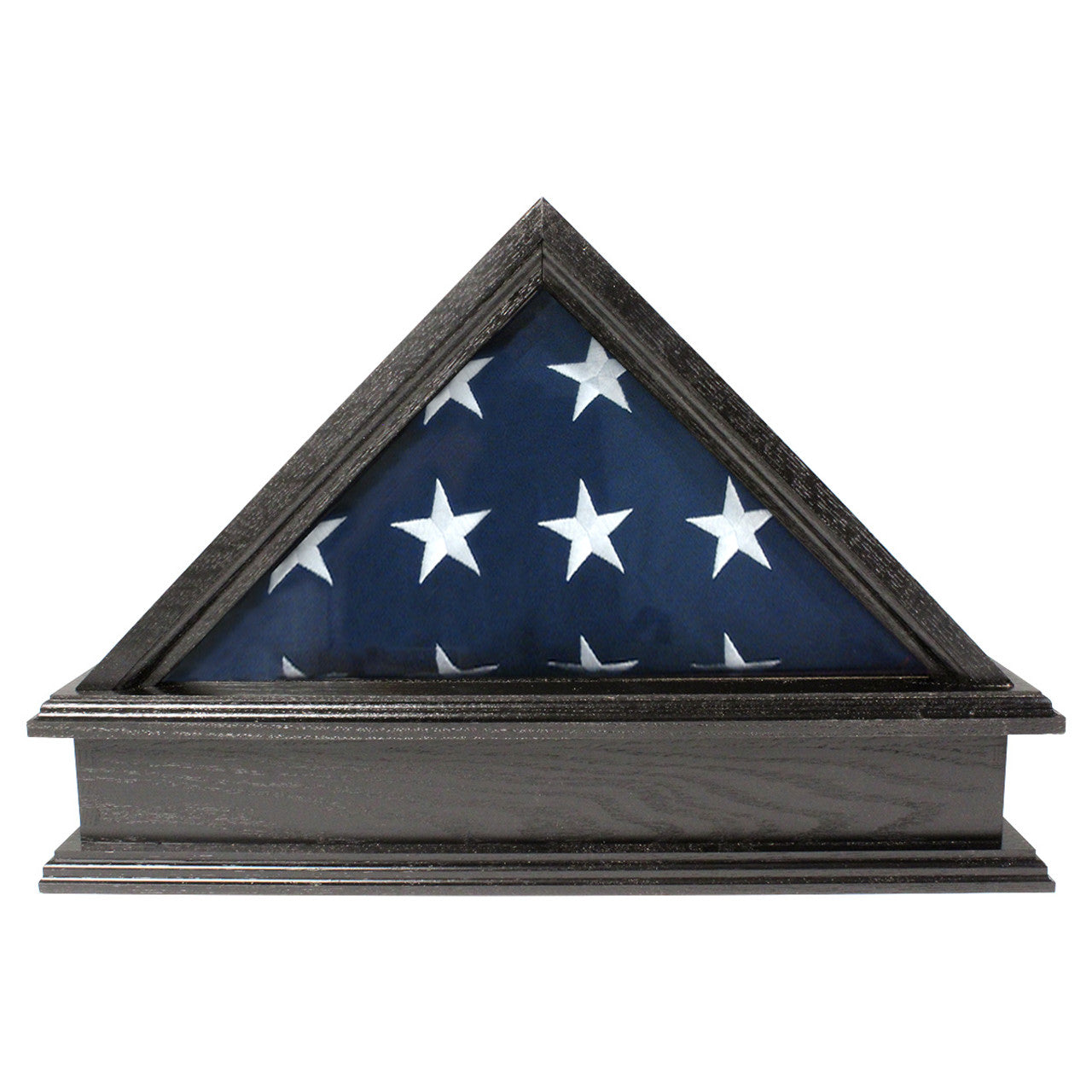 Adams Burial Flag Display Case & Pedestal for 5' x 9.5' Flag