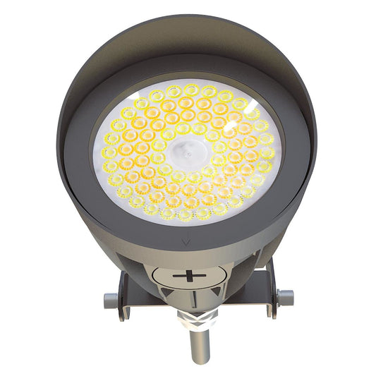 LED Spot Light Perfect for Flags - Wattage Adjustable & Color Tunable - 15W/20W/25W - 30K/40K/50K - U-Bracket Mount - Torshare