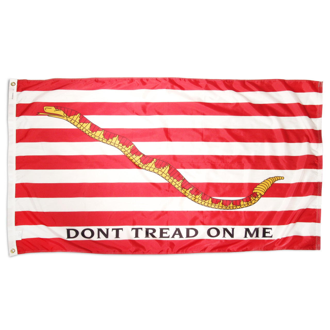 1st Navy Jack Flag ( Don't tread on me flag ) 3ft x 5ft Nylon