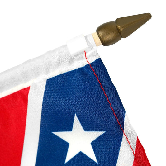 Confederate Stick Flag 12 x 18 inch - Rebel Flag