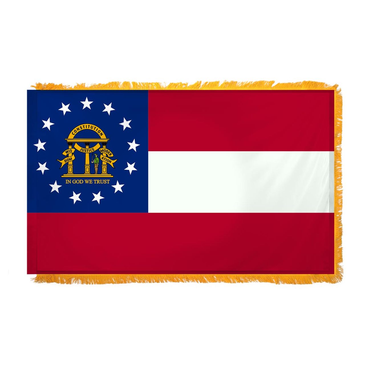 Super Tough Georgia Indoor Flag 3' x 5' Nylon