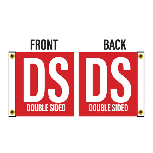 Custom Double-Sided with Liner 6ft x 10ft Knit Polyester Flag - Secondary Image - United States Flag Store Custom Double-Sided with Liner 6ft x 10ft Knit Polyester Flag