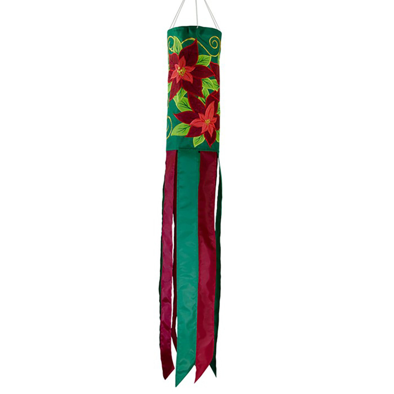 Poinsettia Windsock - 40"