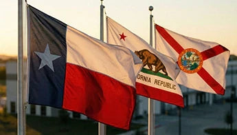 State Flags on Display