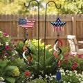 Patriotic Hanging Wind Spinners, Set of 2 - Outdoor Garden