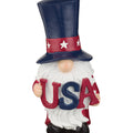 Patriotic Gnomes Solar Stakes, Set of 3 - Outdoor Garden