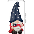 Patriotic Gnomes Solar Stakes, Set of 3 - Outdoor Garden