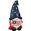 Patriotic Gnomes Solar Stakes, Set of 3 - Outdoor Garden
