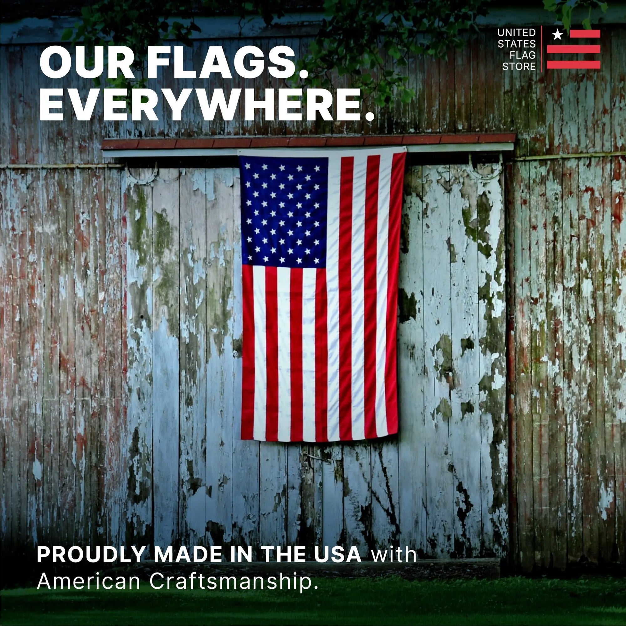 4ft x 6ft Super Tough Knitted Polyester American Flag - US Made