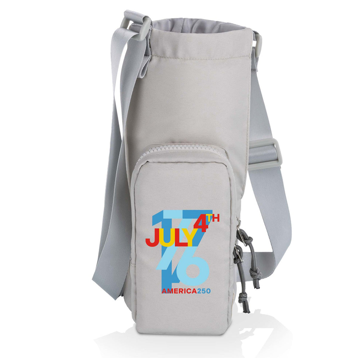 America 250 Water Bottle Crossbody - Gray
