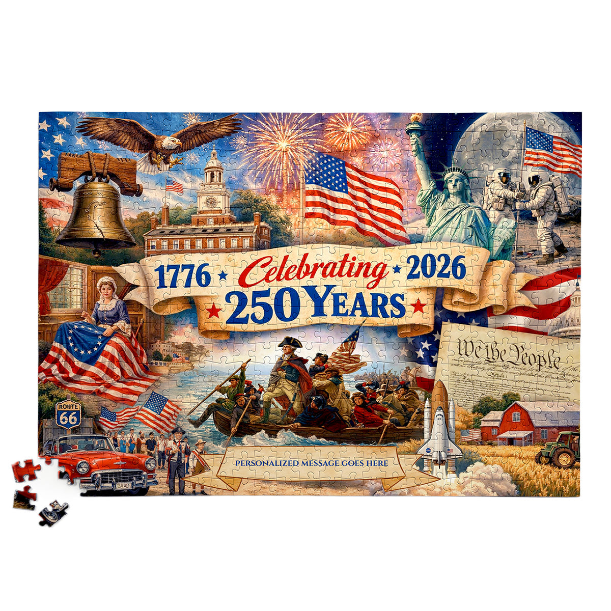 America 250 Custom Jigsaw Puzzle - 500 Piece