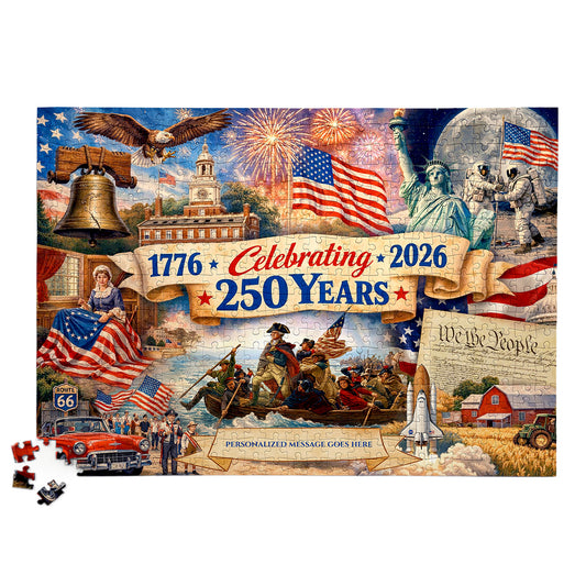 America 250 Custom Jigsaw Puzzle - 500 Piece