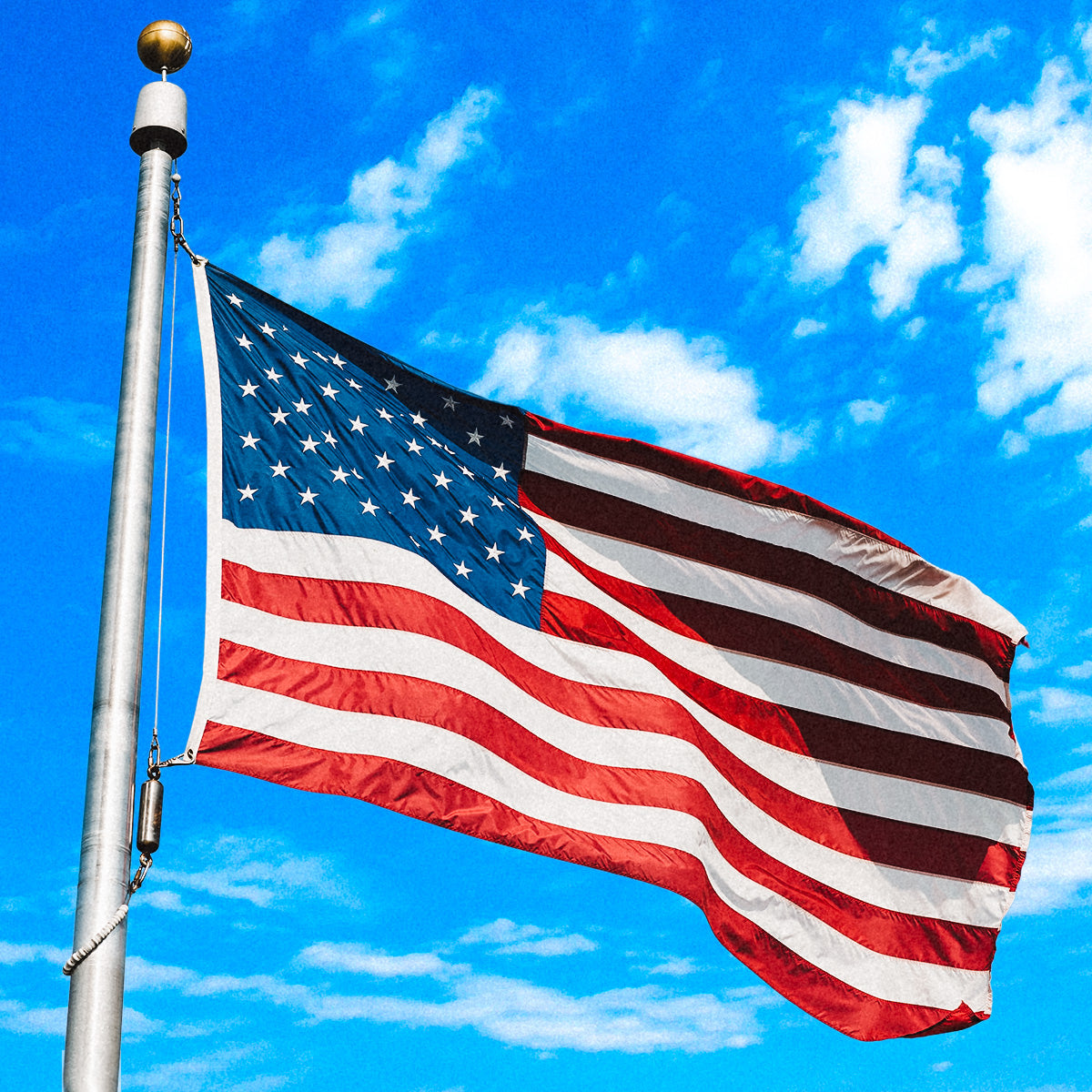 Annin 5ft x 8ft Tough Tex Polyester American Flag (Poly Bag Version)