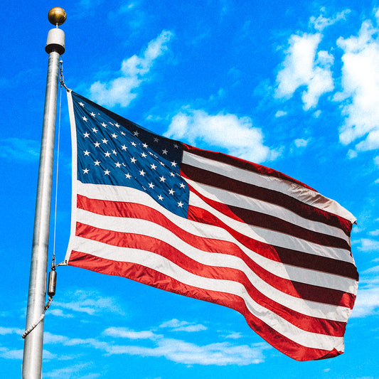 Annin 5ft x 8ft Tough Tex Polyester American Flag (Poly Bag Version)