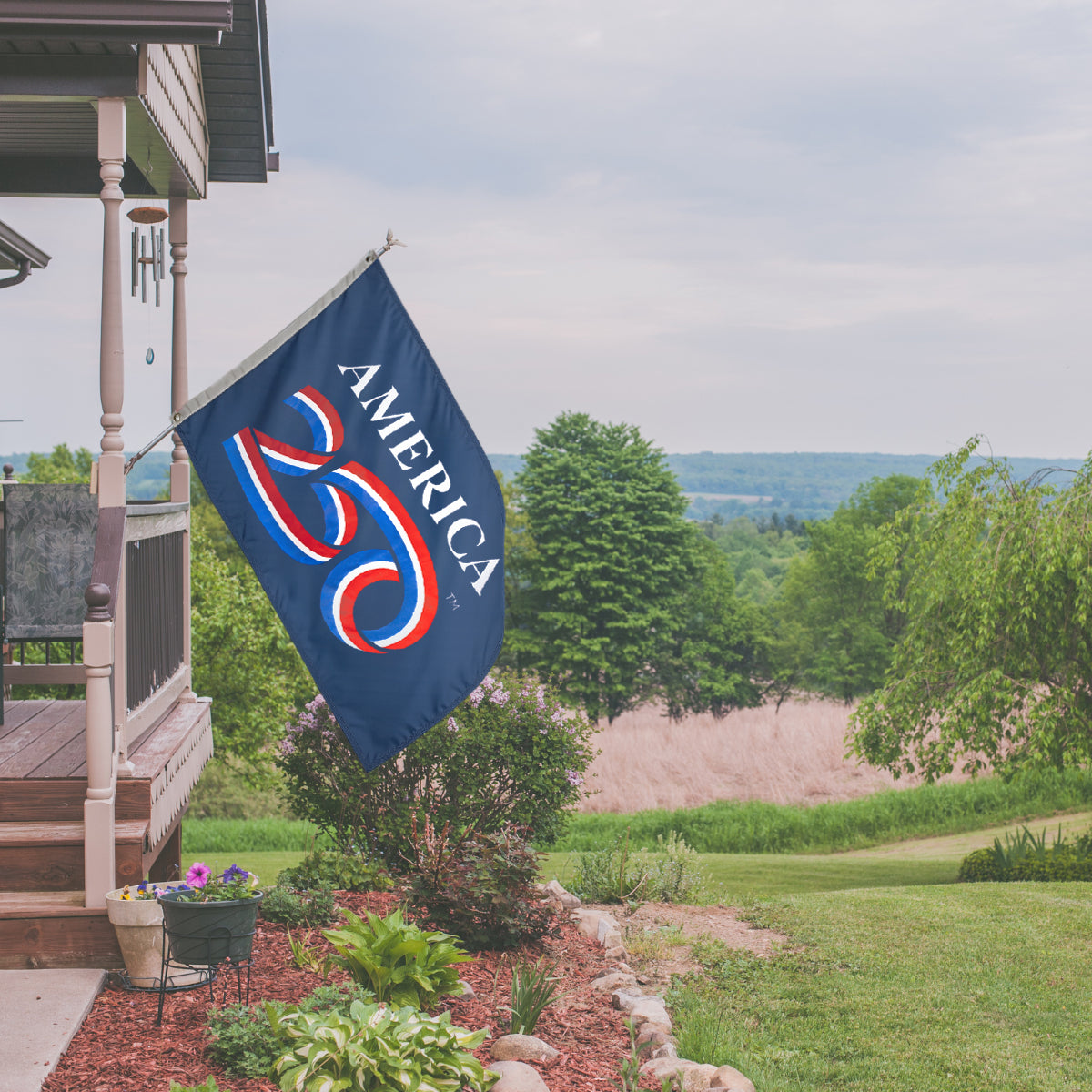 USA 250th Anniversary 4ft x 6ft Nyl-Glo Flag